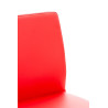 Taburete de Bar Cadiz Acero inoxidable,Rojo