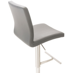 Taburete de Bar Cadiz Acero inoxidable,Gris