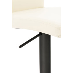 Taburete de Bar Cadiz Negro,Crema