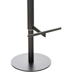Taburete Cadiz En Tela Negro,Gris