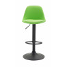 Taburete KIEL en Polipiel Negro,Verde