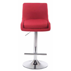 Set de 2 Taburetes Club en Tela Rojo
