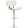 Taburete De Bar Sarnia Nogal/blanco