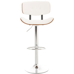 Taburete De Bar Sarnia Nogal/blanco