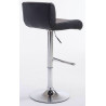 Set 2 Taburetes California en Cuero PU Negro
