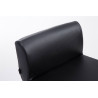 Set 2 Taburetes California en Cuero PU Negro