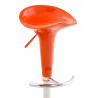 Set de 2 Taburetes Saddle Naranja