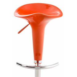 Set de 2 Taburetes Saddle Naranja