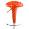 Set de 2 Taburetes Saddle Naranja
