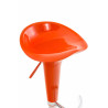Set de 2 Taburetes Saddle Naranja
