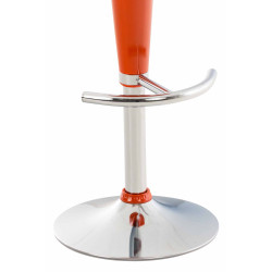 Set de 2 Taburetes Saddle Naranja