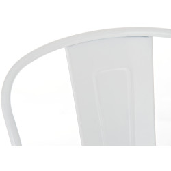 Set De 4 Taburetes De Bar Aiden Blanco