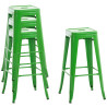Set De 4 Taburetes Joshua Verde