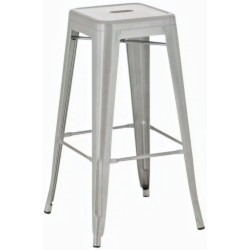 Set De 4 Taburetes Joshua Plateado