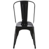 Set De 4 Sillas Apilables Benedikt Negro