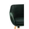 Set De 2 Taburetes Grant En Terciopelo Verde