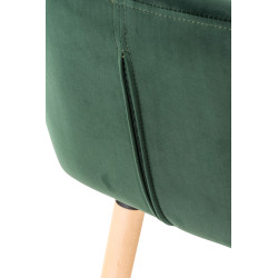 Set De 2 Taburetes Grant En Terciopelo Verde