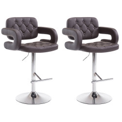 Set De 2 Taburetes De Bar...