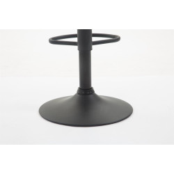 Set 2 Taburetes Braga En Cuero PU Crema,Negro