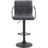 Taburete de bar Lucy V2 Gris,Negro
