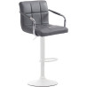 Taburete de bar Lucy V2 Gris,Blanco
