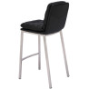 Barhocker Dundalk Kunstleder edelstahl