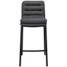 Barhocker Dundalk Kunstleder schwarz