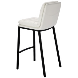 Barhocker Dundalk Kunstleder schwarz