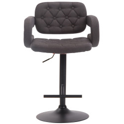 Barhocker Dublin STOFF schwarz
