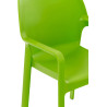 Silla plástico apilable DIVA Verde