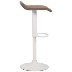Barhocker Dyn V2 Stoff weiß