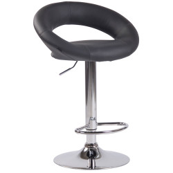 2er Set Barhocker Olinda Kunstleder chrom