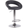 2er Set Barhocker Olinda Kunstleder chrom