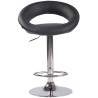 2er Set Barhocker Olinda Kunstleder chrom