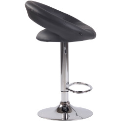 2er Set Barhocker Olinda Kunstleder chrom