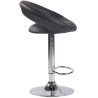 2er Set Barhocker Olinda Kunstleder chrom