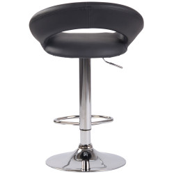 2er Set Barhocker Olinda Kunstleder chrom