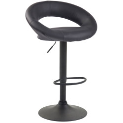 2er Set Barhocker Olinda Kunstleder schwarz