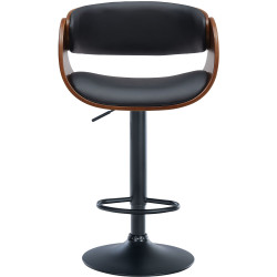 Barhocker Portmore Kunstleder schwarz
