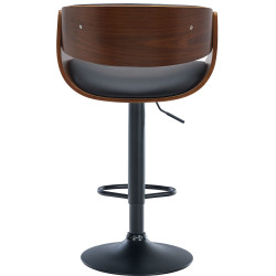 Barhocker Portmore Kunstleder schwarz