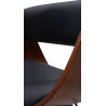 Barhocker Portmore Kunstleder schwarz