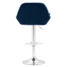 Barhocker Braga Samt chrom