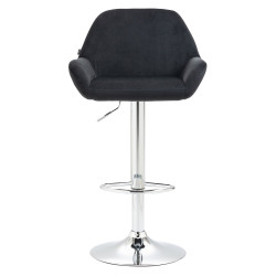 Barhocker Braga Samt chrom