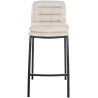 Barhocker Dundalk Stoff schwarz