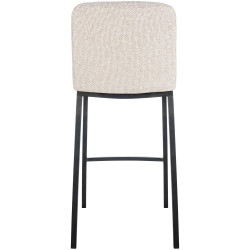 Barhocker Dundalk Stoff schwarz