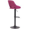 Barhocker Milet Stoff schwarz
