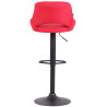 Barhocker Milet Stoff schwarz