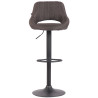 Barhocker Milet Stoff schwarz