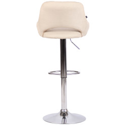 Barhocker Milet Stoff chrom
