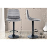 Barhocker Lex Samt Schwarz